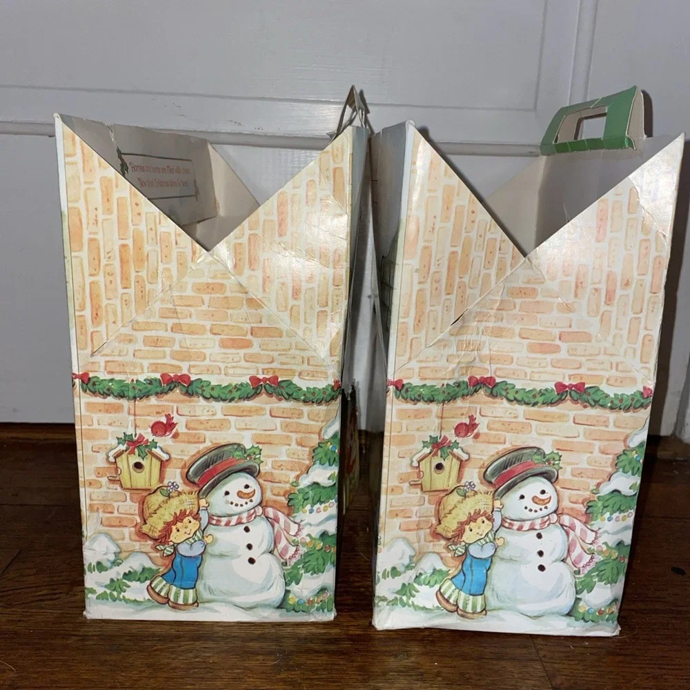 Vintage Strawberry Shortcake American Greetings Holiday Christmas Home Gift Box‎